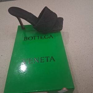 Bottega Veneta Black Quilted Heels